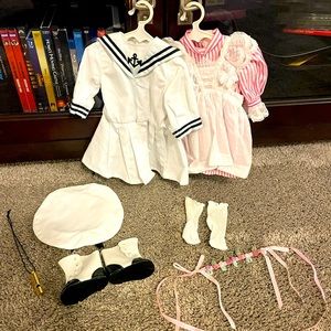 Vintage Pleasant company Samantha’s sailor outfit and birthday outfit